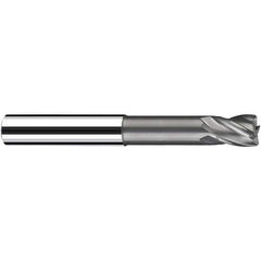 Fraisa - 10mm Diam 4 Flute Solid Carbide 0.2mm Corner Radius End Mill - Exact Tooling