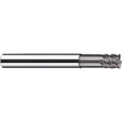 Fraisa - 1/8" Diam 4 Flute Solid Carbide 0.015" Corner Radius End Mill - Exact Tooling