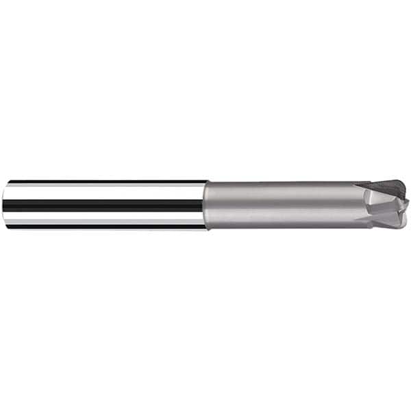 Fraisa - 10mm Diam Solid Carbide Single End 4 Flute High-Feed End Mill - Exact Tooling