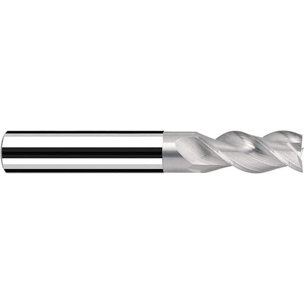 Fraisa - 5/8" Diam 3 Flute Solid Carbide 0.06" Corner Radius End Mill - Exact Tooling
