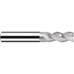 Fraisa - 5/8" Diam 3 Flute Solid Carbide 0.03" Corner Radius End Mill - Exact Tooling