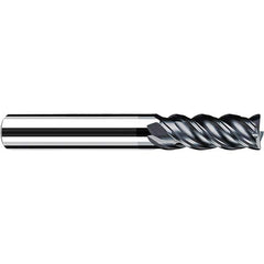Fraisa - 3/16" Diam 4 Flute Solid Carbide 0.03" Corner Radius End Mill - Exact Tooling