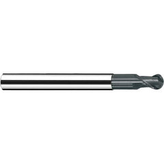 Fraisa - 3/8" Diam, 3/8" LOC, 2 Flute Solid Carbide Ball End Mill - Exact Tooling