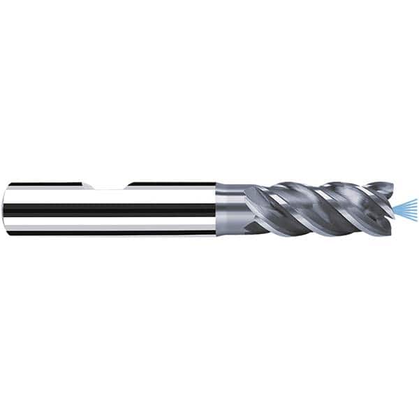 Fraisa - 12mm Diam 4 Flute Solid Carbide 0.2mm Corner Radius End Mill - Exact Tooling