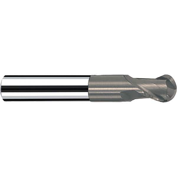 Fraisa - 1/2" Diam, 1/2" LOC, 2 Flute Solid Carbide Ball End Mill - Exact Tooling