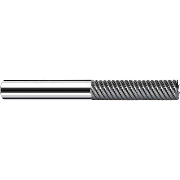Fraisa - 1, 4" LOC, 1" Shank Diam, 7" OAL, 7 Flute Solid Carbide Square End Mill - Exact Tooling