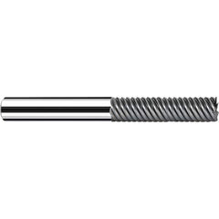 Fraisa - 1, 4" LOC, 1" Shank Diam, 7" OAL, 7 Flute Solid Carbide Square End Mill - Exact Tooling