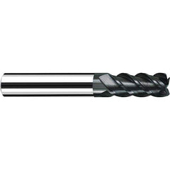 Fraisa - 3/8, 1" LOC, 3/8" Shank Diam, 3" OAL, 4 Flute Solid Carbide Square End Mill - Exact Tooling