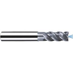 Fraisa - 1/2" Diam 4 Flute Solid Carbide 0.008" Corner Radius End Mill - Exact Tooling