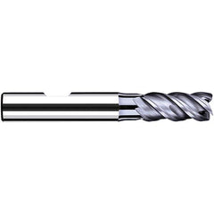 Fraisa - 12mm Diam 4 Flute Solid Carbide 0.2mm Corner Radius End Mill - Exact Tooling