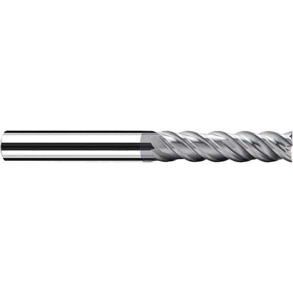 Fraisa - 1/2, 2" LOC, 1/2" Shank Diam, 4-1/4" OAL, 4 Flute Solid Carbide Square End Mill - Exact Tooling