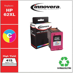 innovera - Remanufactured C2P07AN (62XL) High-Yield Ink, 415 Page-Yield, Tri-Color - Exact Tooling