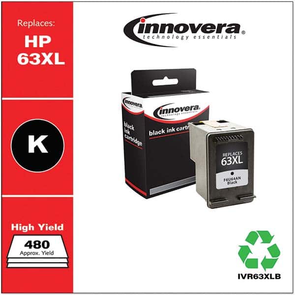 innovera - Office Machine Supplies & Accessories For Use With: HP DeskJet 1110, 1112, 2130, 2132, 3630, 3631, 3632, 3633, 3634, 3636, 3637; HP ENVY 4512, 4516, 4520, 4522, 4523, 4524; HP OfficeJet 3830, 3831, 3833, 4650, 4652, 4654, 4655 Nonflammable: No - Exact Tooling