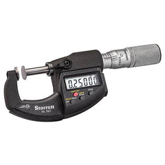 Starrett - Disc Micrometers Operation Type: Electronic Minimum Measurement (mm): 0 - Exact Tooling