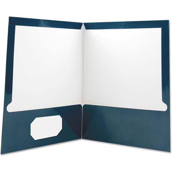 UNIVERSAL - File Folders, Expansion Folders & Hanging Files Folder/File Type: Pocket Folders Color: Navy - Exact Tooling