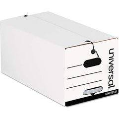 UNIVERSAL - Compartment Storage Boxes & Bins Type: String & Button Box Color: White - Exact Tooling