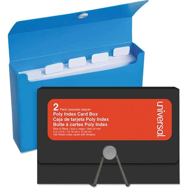 UNIVERSAL - Rolodexes & Cards Rolodex Type: Index Cards Size: 4 x 6 - Exact Tooling