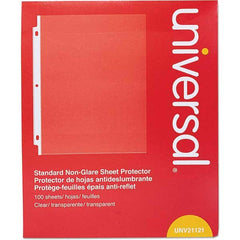 UNIVERSAL - Document Protectors Type: Sheet Protector Width (Inch): 9.65 - Exact Tooling