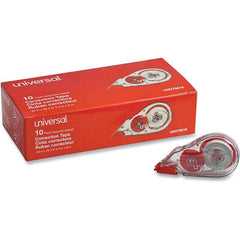 UNIVERSAL - Correction Fluid & Tape Type: Correction Tape Non-Refillable Tape Size: 1/5 x 315" - Exact Tooling