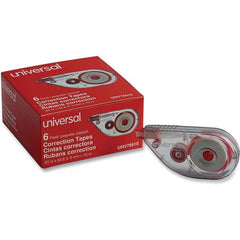 UNIVERSAL - Correction Fluid & Tape Type: Correction Tape Non-Refillable Tape Size: 1/5 x 393" - Exact Tooling