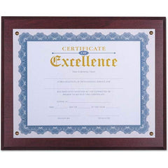 UNIVERSAL - Document Protectors Type: Award Plaque Width (Inch): 13.33 - Exact Tooling