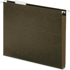 UNIVERSAL - File Folders, Expansion Folders & Hanging Files Folder/File Type: Hanging File Folders with Box Bottom Color: Green - Exact Tooling