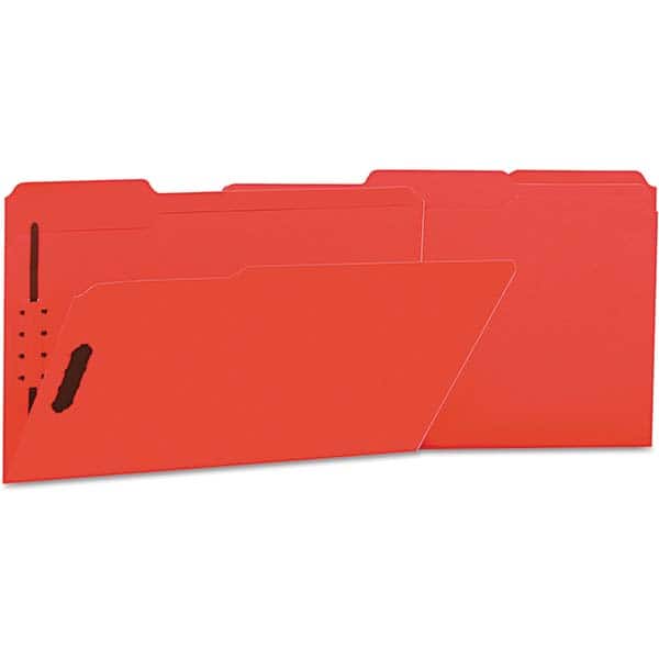 UNIVERSAL - File Folders, Expansion Folders & Hanging Files Folder/File Type: File Folders with Top Tab Color: Red - Exact Tooling