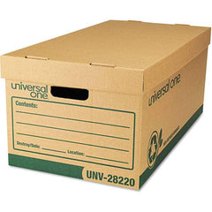 UNIVERSAL - Compartment Storage Boxes & Bins Type: Storage Box Color: Kraft/Green - Exact Tooling