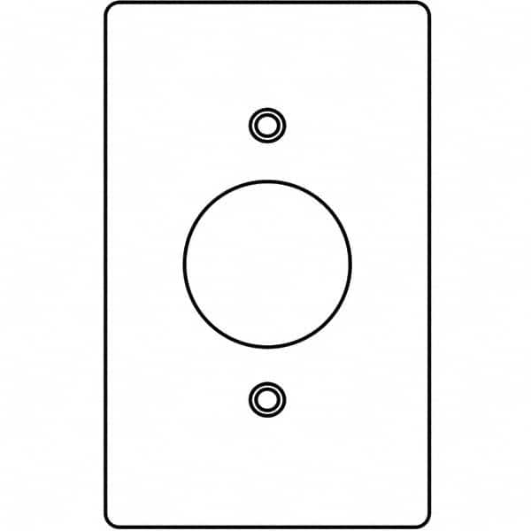 Hubbell Killark - Wall Plates Wall Plate Type: Outlet Wall Plates Color: Gray - Exact Tooling