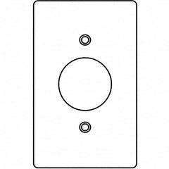 Hubbell Killark - Wall Plates Wall Plate Type: Outlet Wall Plates Color: Gray - Exact Tooling