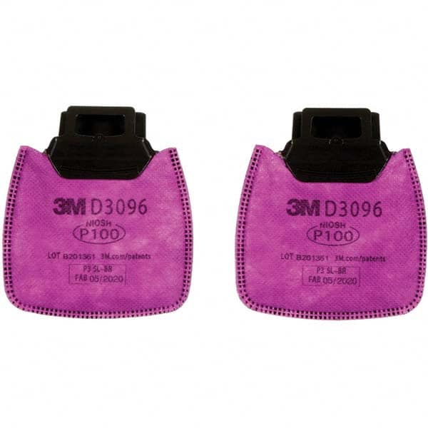 3M - Half & Full Facepiece Cartridges & Filters Type: Filter NIOSH Filter Rating: P100 - Exact Tooling
