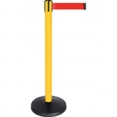 Tensator - Barrier Posts Type: Tensabarrier Post Post Color/Finish: Yellow - Exact Tooling