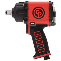 Chicago Pneumatic - Air Impact Wrenches & Ratchets Drive Size: 1/2 Handle Type: Pistol Grip - Exact Tooling