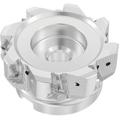 Seco - Indexable Square-Shoulder Face Mills Cutting Diameter (Inch): 4 Cutting Diameter (Decimal Inch): 4.0000 - Exact Tooling