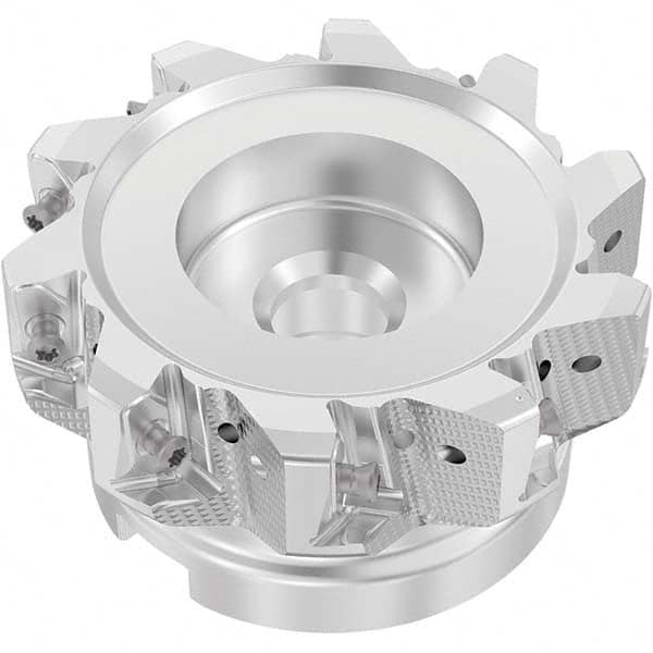 Seco - Indexable Square-Shoulder Face Mills Cutting Diameter (Inch): 4 Cutting Diameter (Decimal Inch): 4.0000 - Exact Tooling