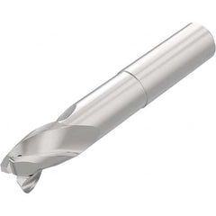 Niagara Cutter - 1/2" Diam 3 Flute Solid Carbide 0.06" Corner Radius End Mill - Exact Tooling