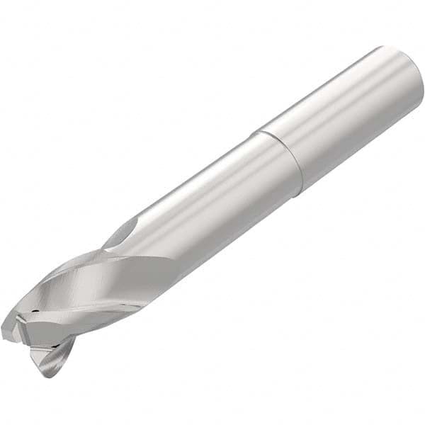 Niagara Cutter - 1/2" Diam 3 Flute Solid Carbide 0.06" Corner Radius End Mill - Exact Tooling