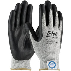 19-D334/XXL Coated Gloves - G-Tek 3GX Dyneema Diamond - S&P 13G Shell - Black Nitrile Foam Grip - A3 - Exact Tooling