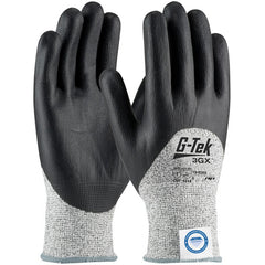 19-D355/L Coated Gloves - G-Tek 3GX Dyneema Diamond - S&P 13G Shell - Blk Nitrile Foam 3/4 Dip - A3 - Exact Tooling
