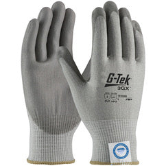 19-D360/S Coated Gloves - G-Tek 3GX Dyneema Diamond - Gray 13G Shell - Gray PU Smooth Grip - A3 - Exact Tooling