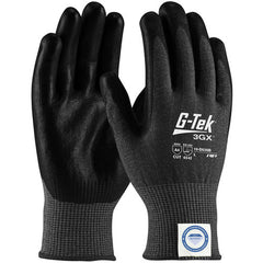 19-D534B/L Coated Gloves - G-Tek 3GX Dyneema Diamond - Black 13G - Nitrile Foam - Touchscreen - A4 - Exact Tooling