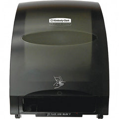 Kimberly-Clark Professional - Hands Free, Metal/Plastic Paper Towel Dispenser - 15.76" High x 12.7" Wide x 9.572" Deep, 1 Roll, Smoke (Color) - Exact Tooling