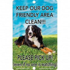 DOGIPOT - Pet Waste Station Accessories Type: Reflective Pet Sign Material: Aluminum - Exact Tooling
