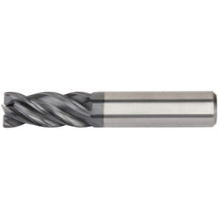 Kennametal - 5/16" Diam 4 Flute Solid Carbide 0.015" Chamfer Width Corner Chamfer End Mill - Exact Tooling
