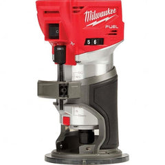 Milwaukee Tool - Electric Routers Collet Size (Inch): 1/4 Router Type: Cordless Compact Router - Exact Tooling