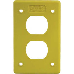 Hubbell Wiring Device-Kellems - Electrical Outlet Box & Switch Box Accessories Accessory Type: Box Cover Material: Thermoplastic - Exact Tooling
