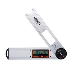 Insize USA LLC - Digital & Dial Protractors; Style: Protractor ; Measuring Range (Degrees): 360.00 ; Magnetic Base: No ; Battery Type: CR2032 ; Resolution (Degrees): 0.05 ; Data Output: No - Exact Tooling