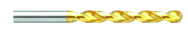 B Dia. - HSS Parabolic Jobber Drill-130° Point-TiN - Exact Tooling