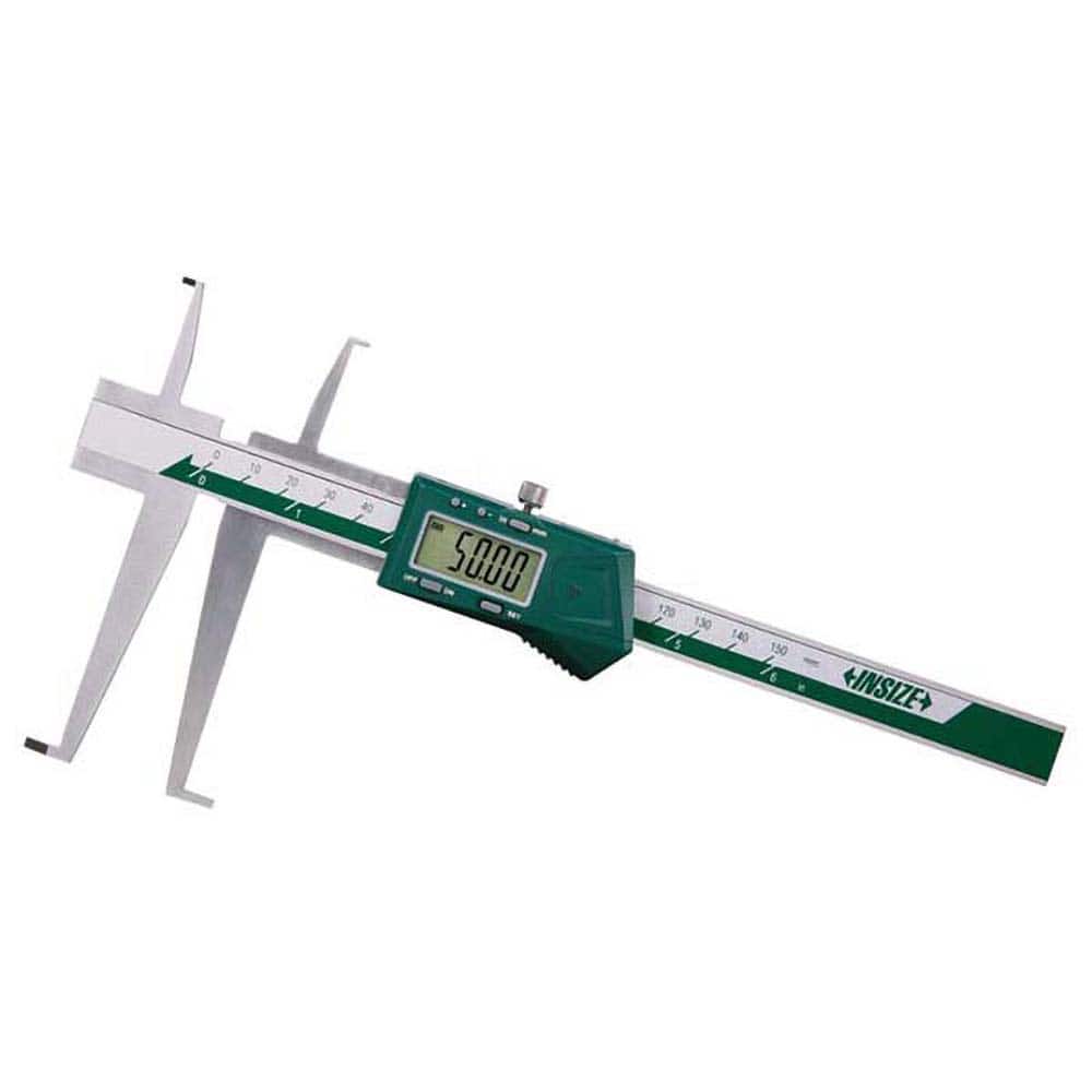 Insize USA LLC - Electronic Calipers; Minimum Measurement (Decimal Inch): 0.3500 ; Maximum Measurement (Decimal Inch): 6 ; Accuracy Plus/Minus (Decimal Inch): 0.0016 ; Resolution (Decimal Inch): 0.0005 ; IP Rating: None ; Data Output: Yes - Exact Tooling