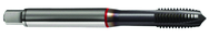 M2x0.40 6H 3-Flute Cobalt Red Ring Spiral Point Plug Tap-TiCN - Exact Tooling